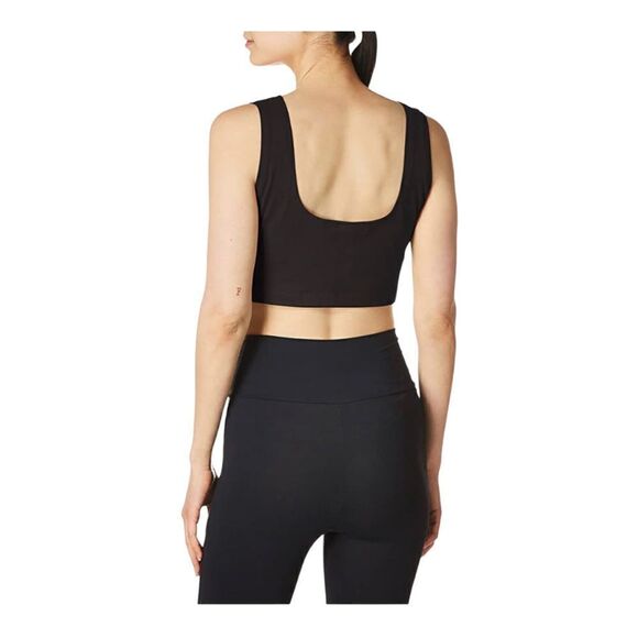 Puma Women’s Plus Size Black/White Iconic T7 Bralette Sports Bra Size 1X - Picture 2 of 7